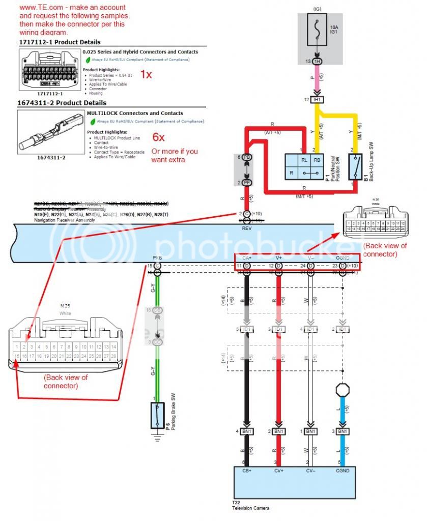 Video feed pin on 2014 taco with base entune - TTORA Forum toyota entune wiring diagram 